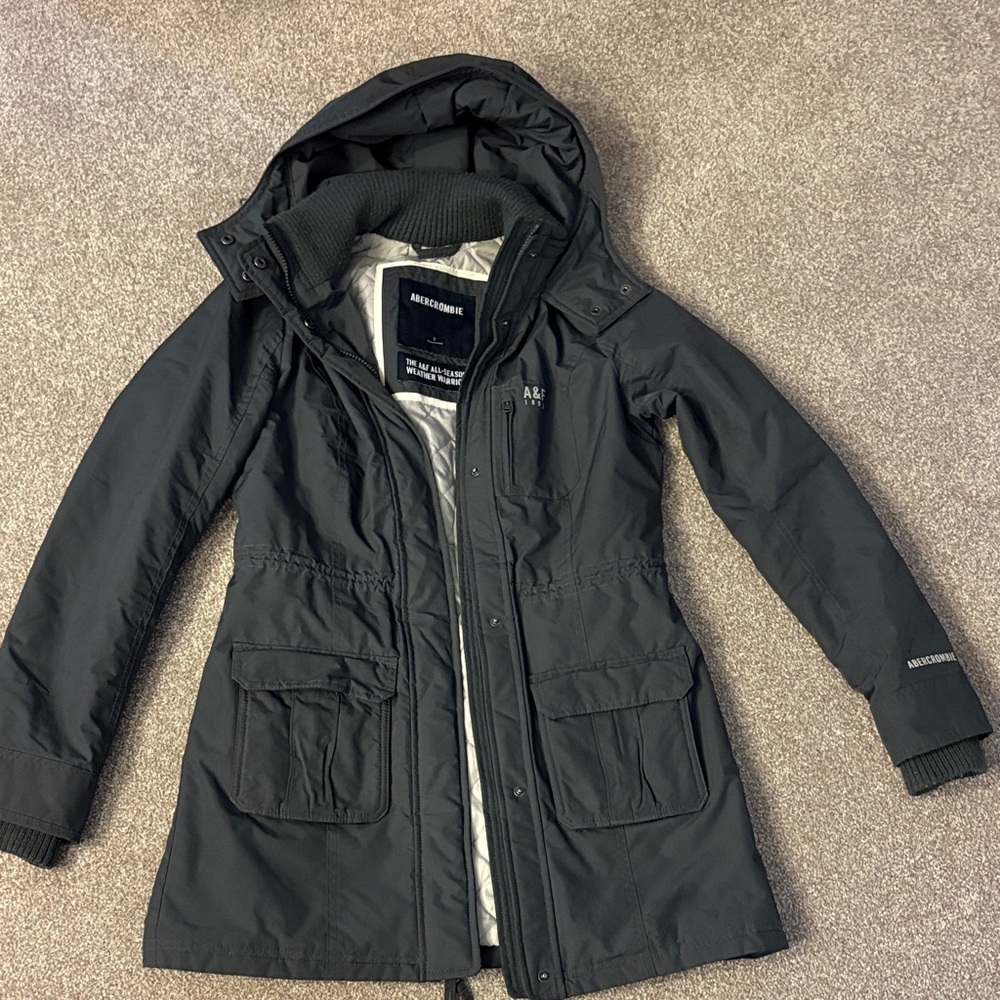 Abercrombie & Fitch Women's Winter Jacket in Gray